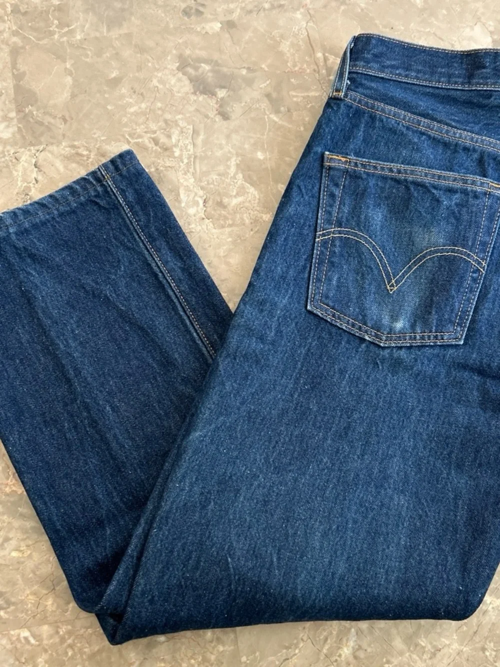Vintage 2003 Levi’s 501XX Jeans 33x27 Blue Denim Button Fly Straight Leg